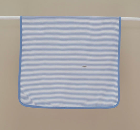 Ninnoah blue stripe blanket