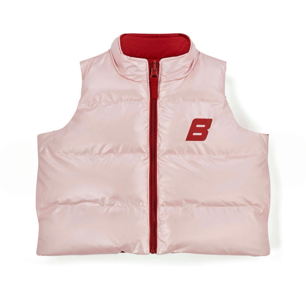 Bonini revive burgundy & pink reversible Gillet