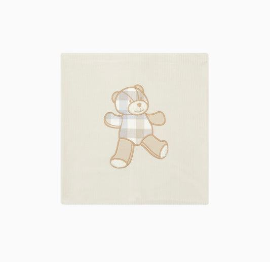 PRE ORDER - Deolinda beige Teddy velour blanket