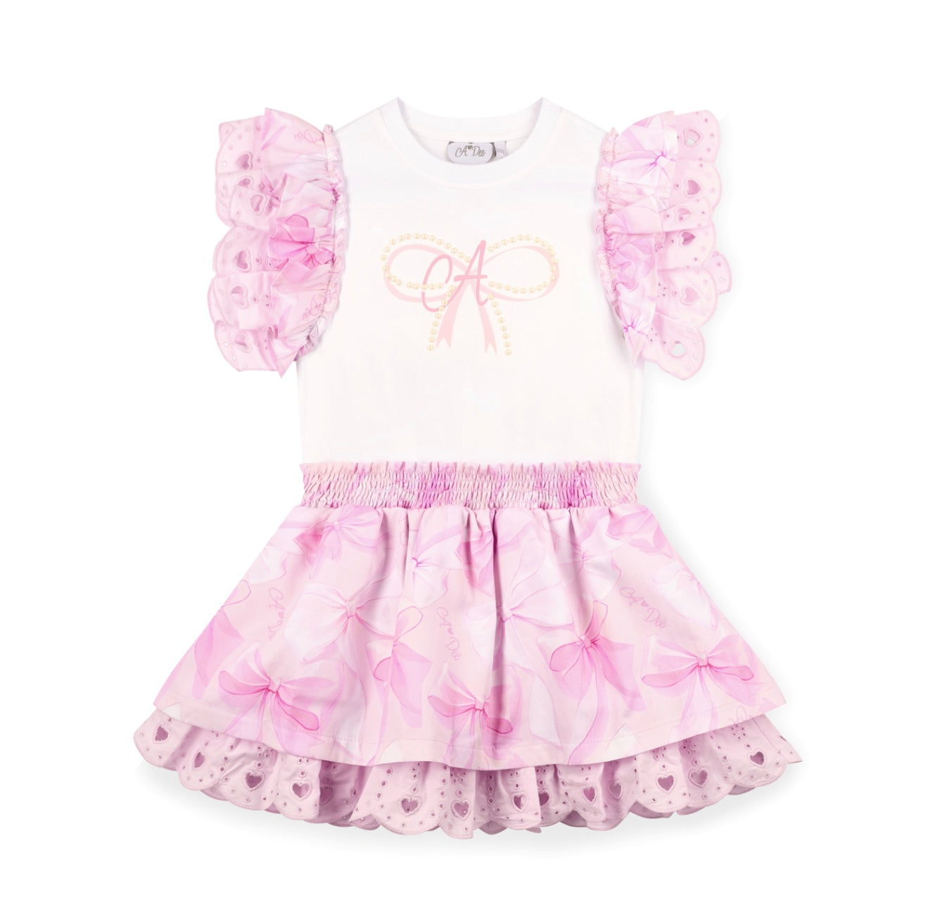 Adee ‘Remi’ bow print dress