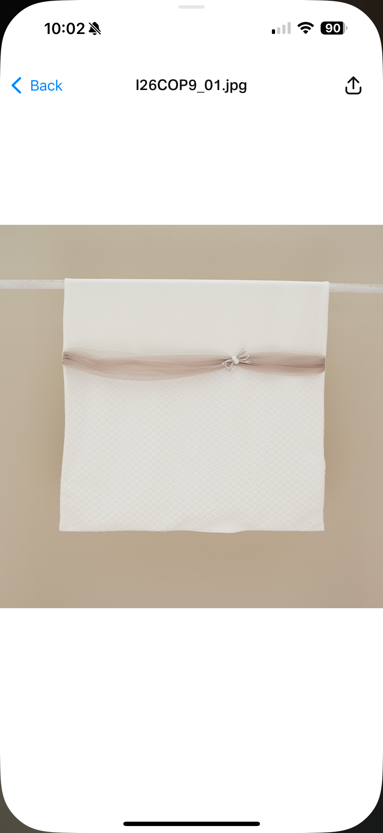 PRE ORDER - ninnaoh beige sash lace blanket