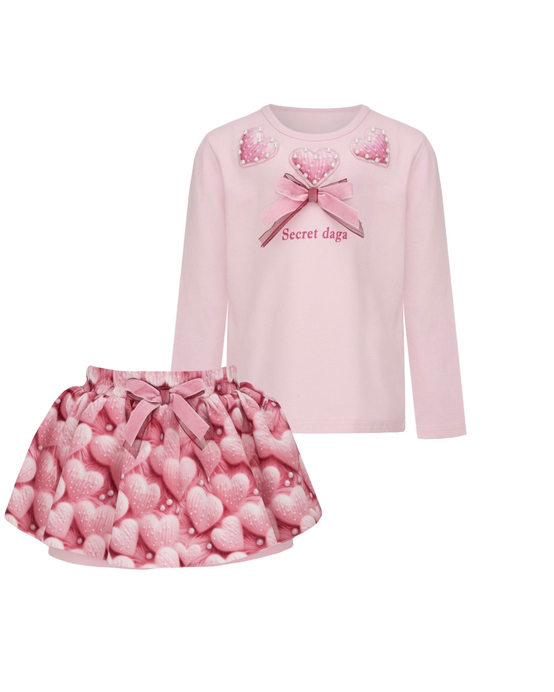 PRE ORDER - Daga ‘love story’ skort set