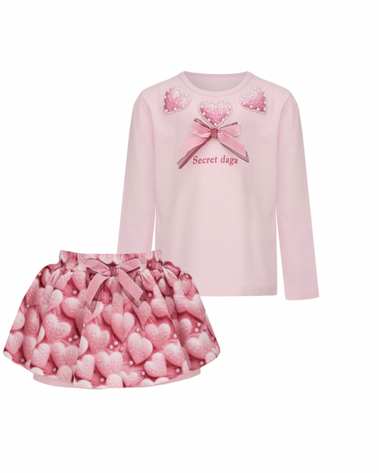 PRE ORDER - Daga ‘love story’ skort set