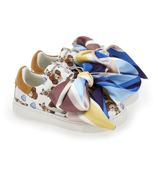 PRE ORDER - monnalisa Daisy  Duck trainers