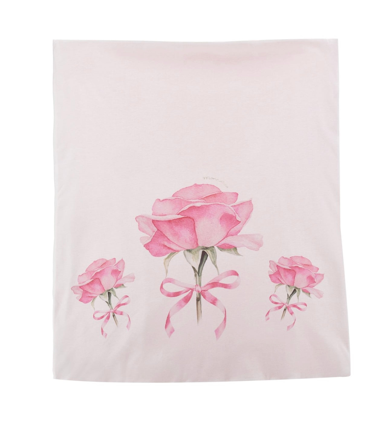 Monnalisa pink roses fairytail blanket