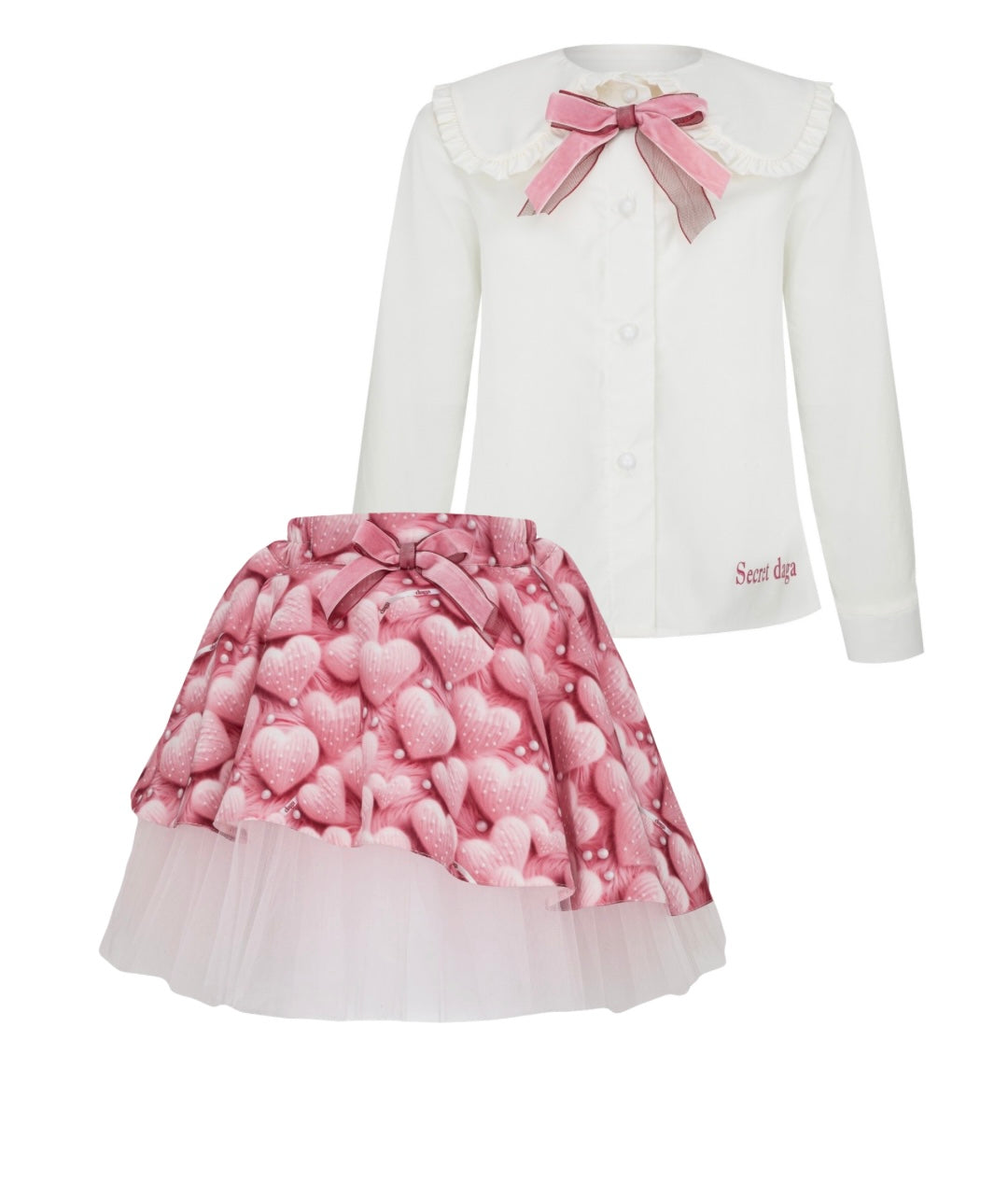 PRE ORDER - Daga ‘Love story’ blouse & skirt set