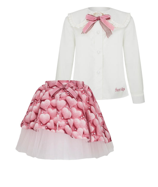PRE ORDER - Daga ‘Love story’ blouse & skirt set