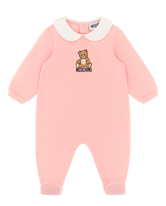Moschino sugar rose teddy babygrow