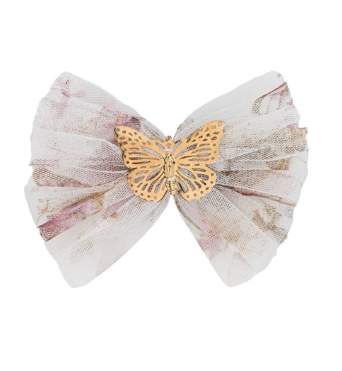 Daga twinkle flight butterfly tulle bow clip
