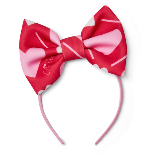 Adee ‘love story’ heart print bow headband