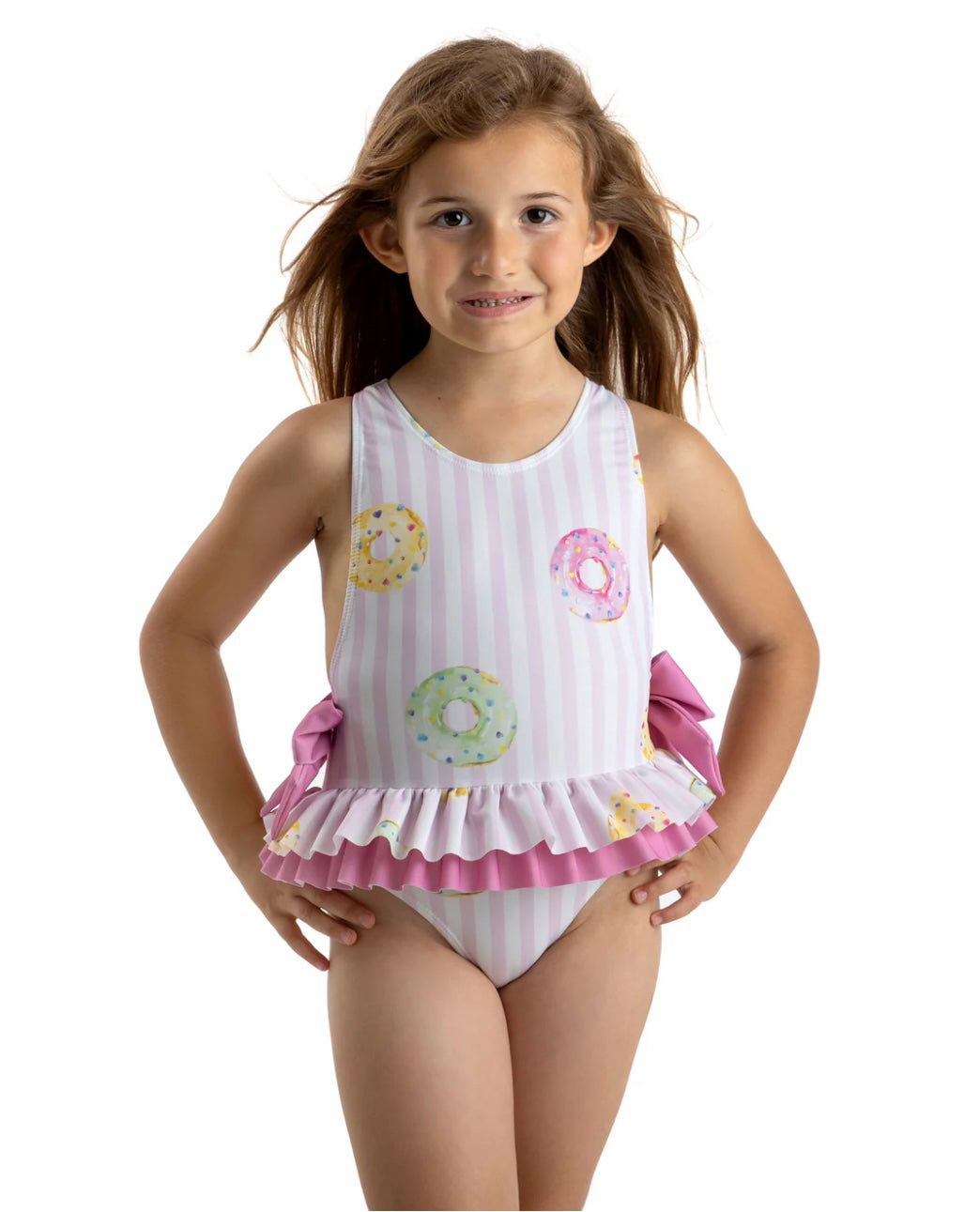 Meia Pata Acapulco doughnut print swimsuit