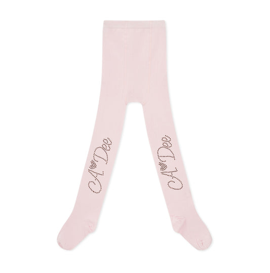 Adee pink diamanté Adee logo tights