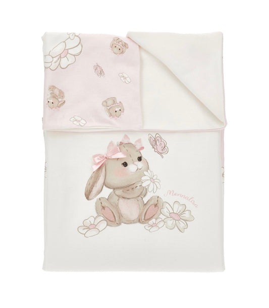 PRE ORDER - monnalisa bunny & daisies blanket