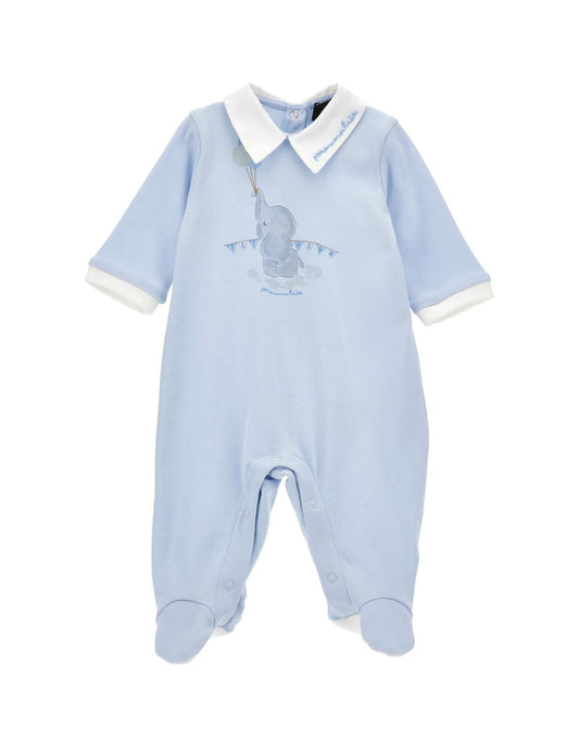 monnalisa blue dumbo babygrow