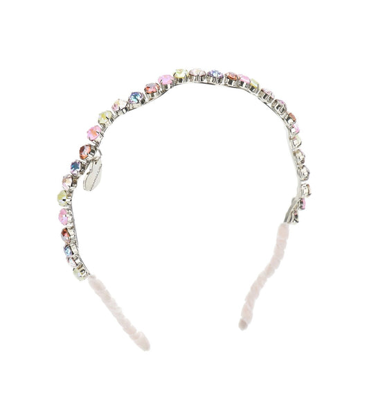 Monnalisa multi coloured diamond headband