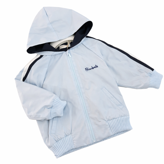 Bimbalo beige & blue windbreaker