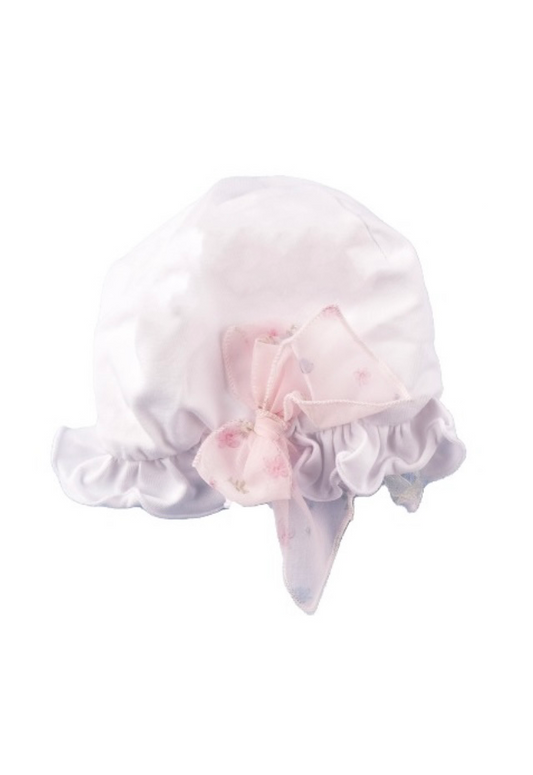 PRE ORDER - Bimbalo pink tulle floral hat