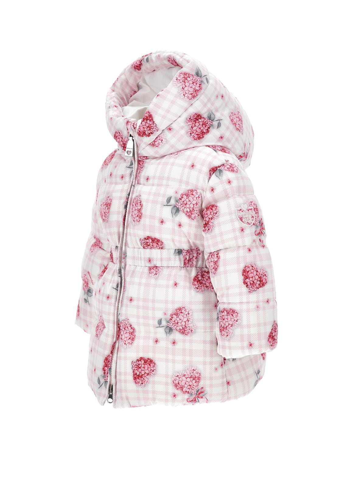 monnalisa floral puffer coat