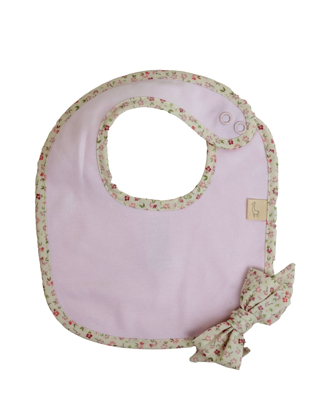 Baby Gi pink floral bib