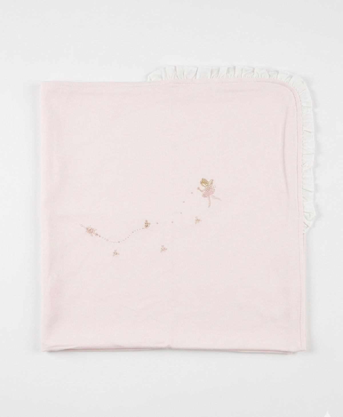 Adriana Mae fairy embroidered blanket