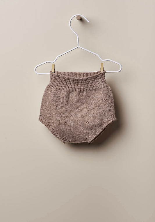 Wedoble camel wool shorts