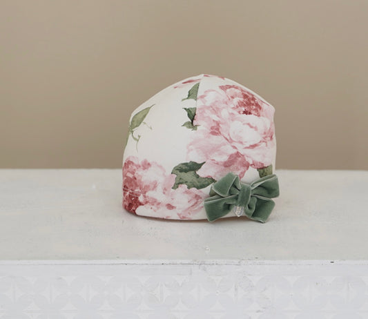 Ninnaoh roses bow hat