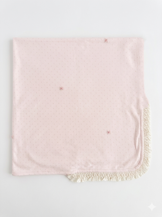 Adriana Mae graziella smocked blanket