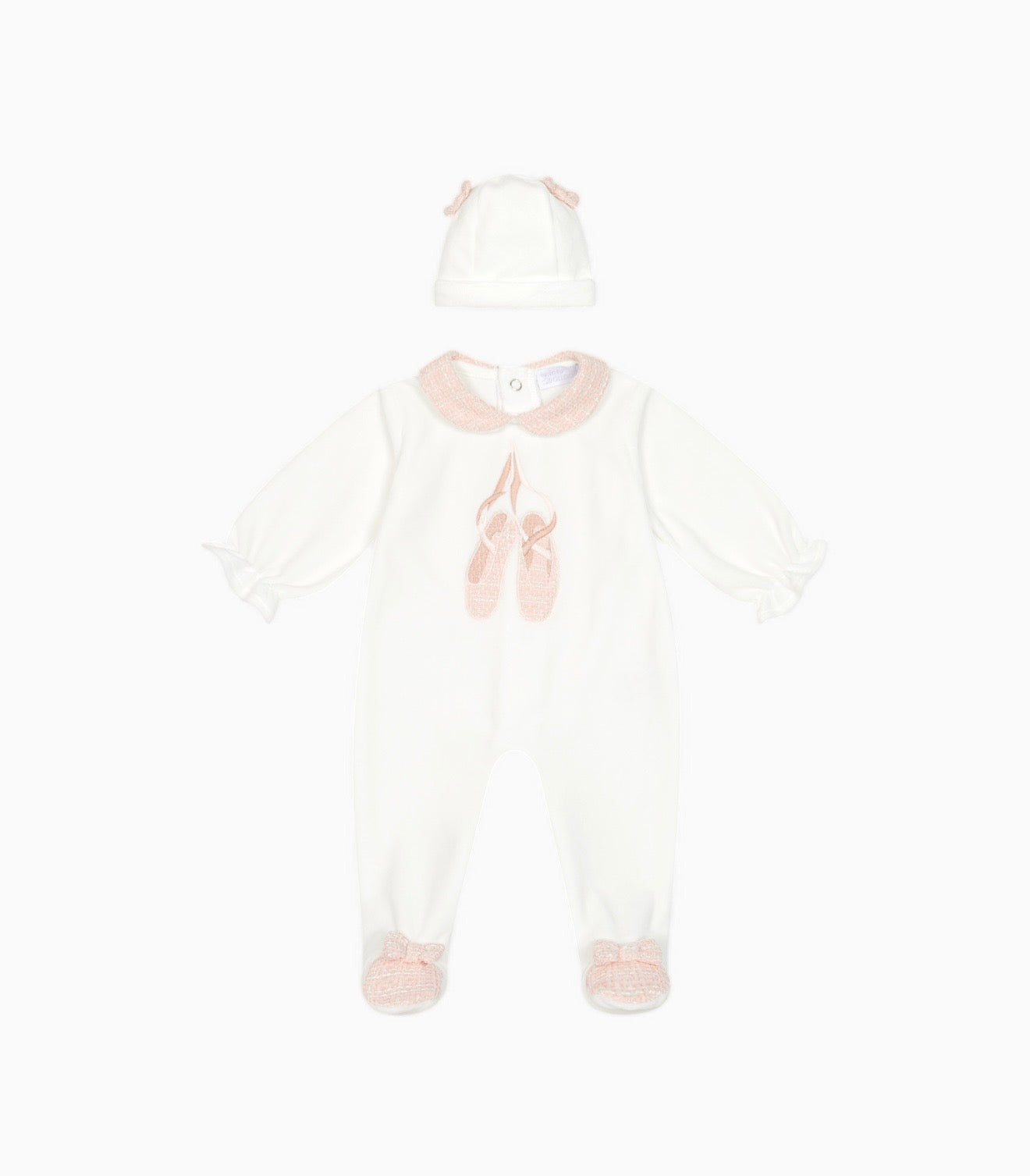 PRE ORDER - Chic by Deolinda ballerina babygrow & hat
