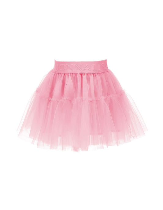 monnalisa pink tulle skirt