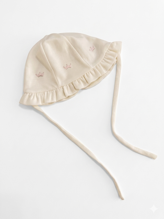 Adriana Mae pink crown embroidered sun hat
