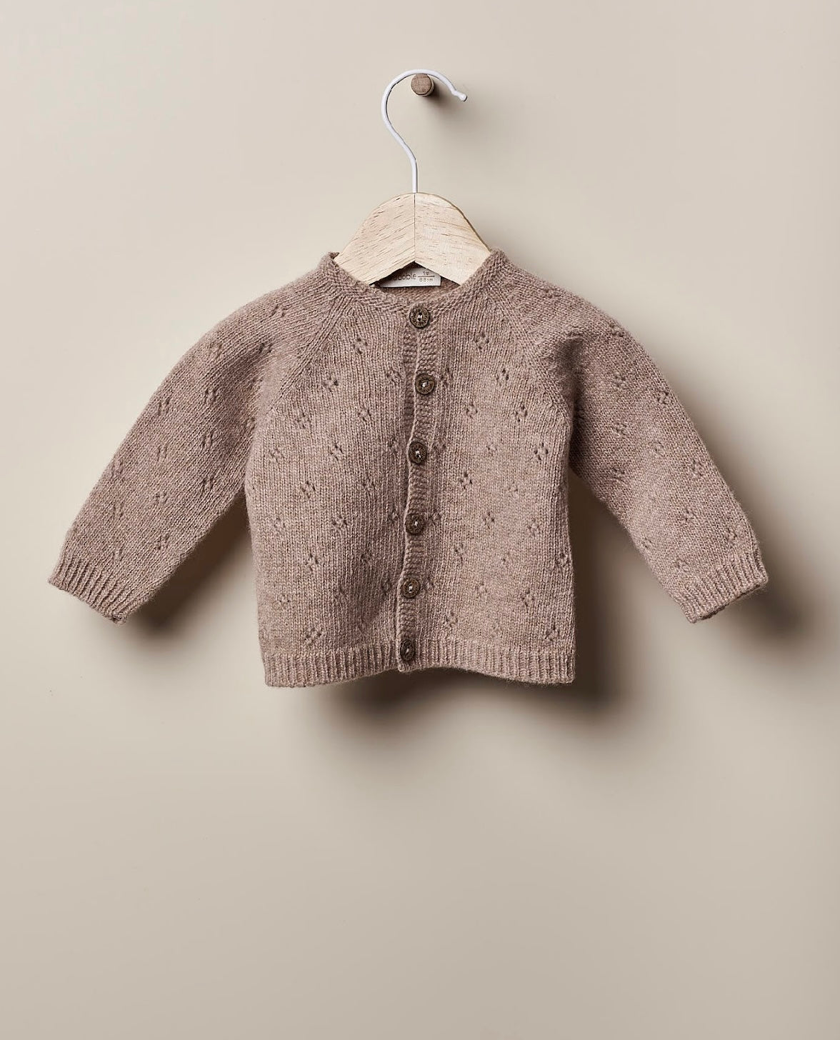 Wedoble camel wool cardigan