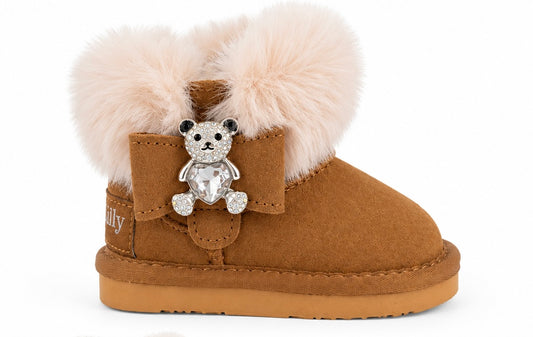 Lelli Kelly tan Teddy fur boot