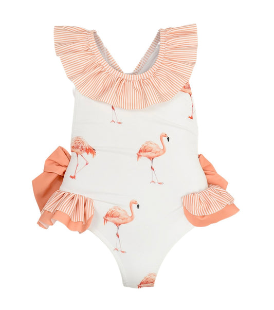 PRE ORDER - meia pata flamingo ‘Barbados’ frilled swimsuit