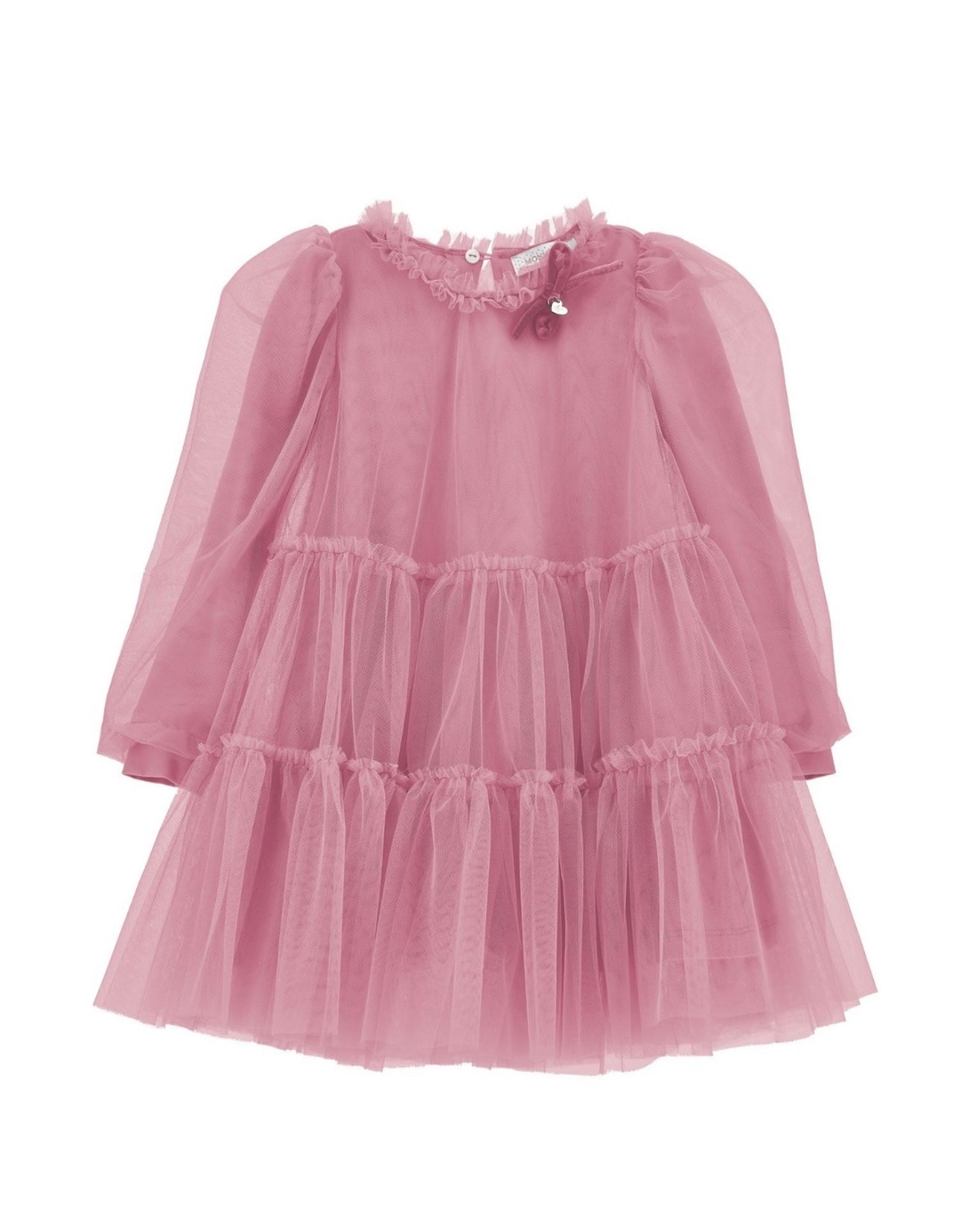 Monnalisa pink tulle dress