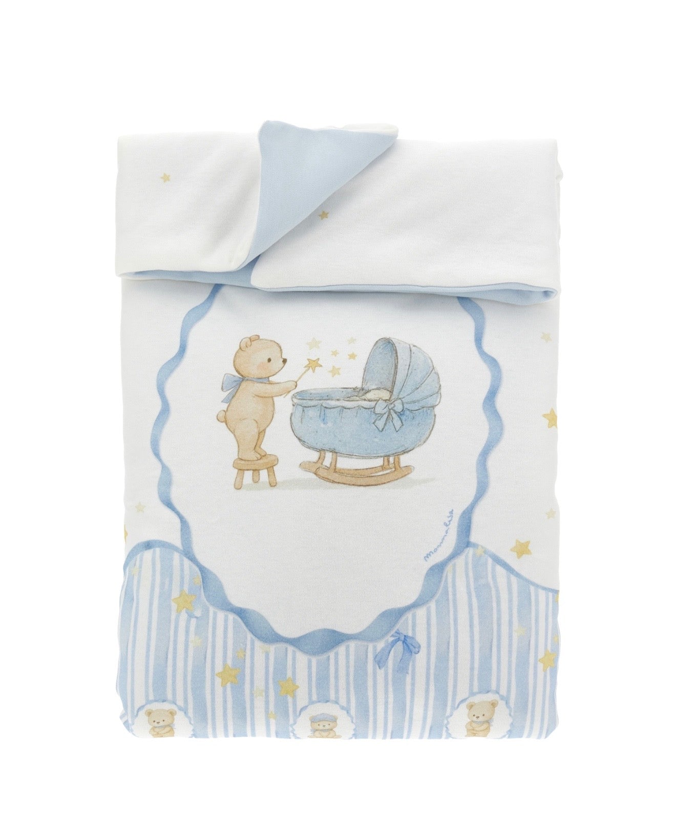 PRE ORDER - monnalisa blue teddy blanket