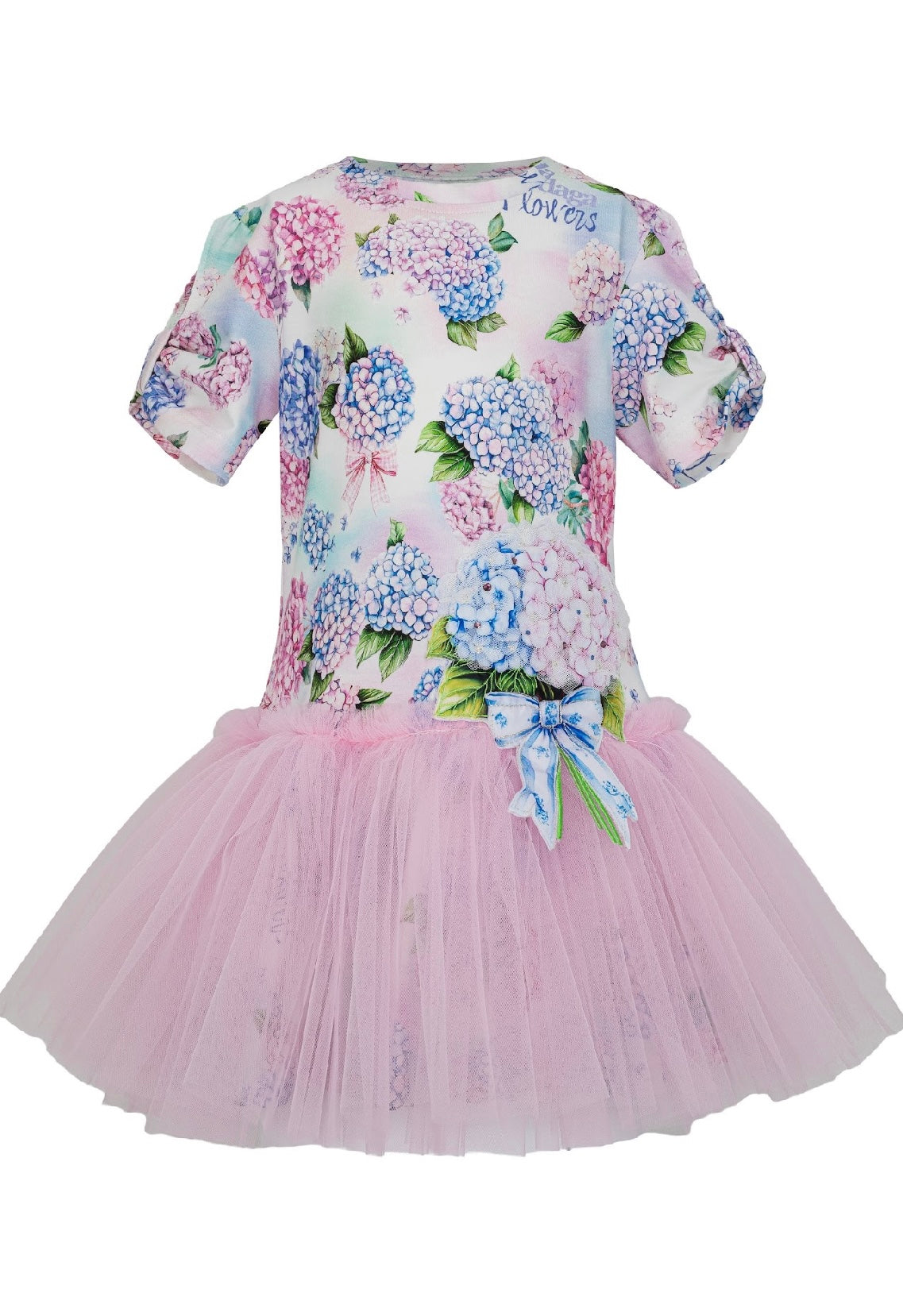 PRE ORDER - Daga pastel bloom floral tulle dress