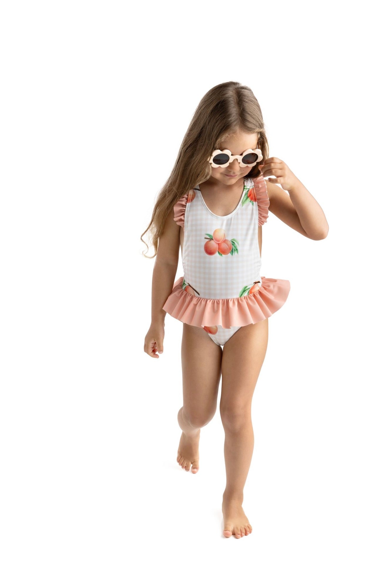 Meia pata girls peaches ‘Ravello’ swimsuit