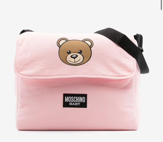Moschino sugar rose changing bag & mat
