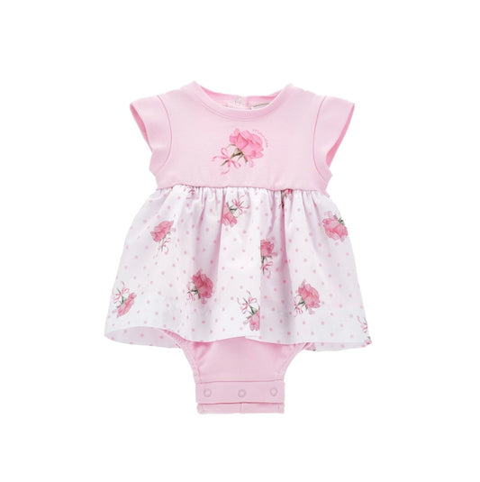 Monnalisa pink roses fairytail romper