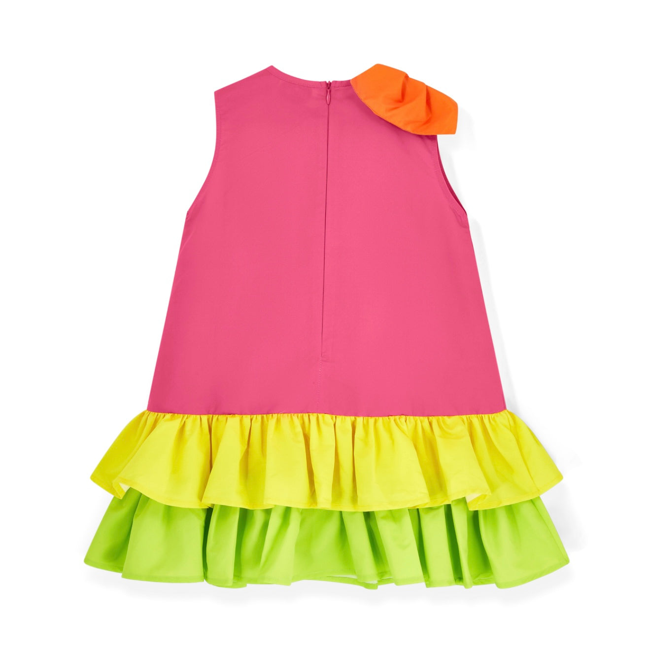 Adee ‘Trudy’ colour block florescent dress