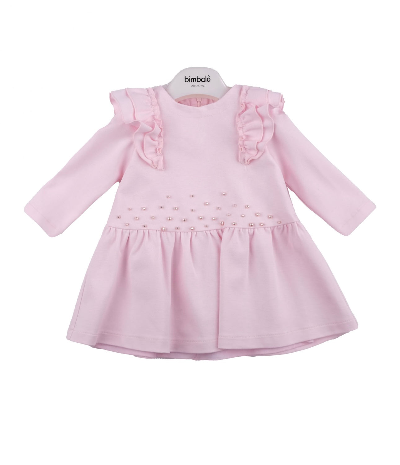 Bimbalo pink pearl cotton dress