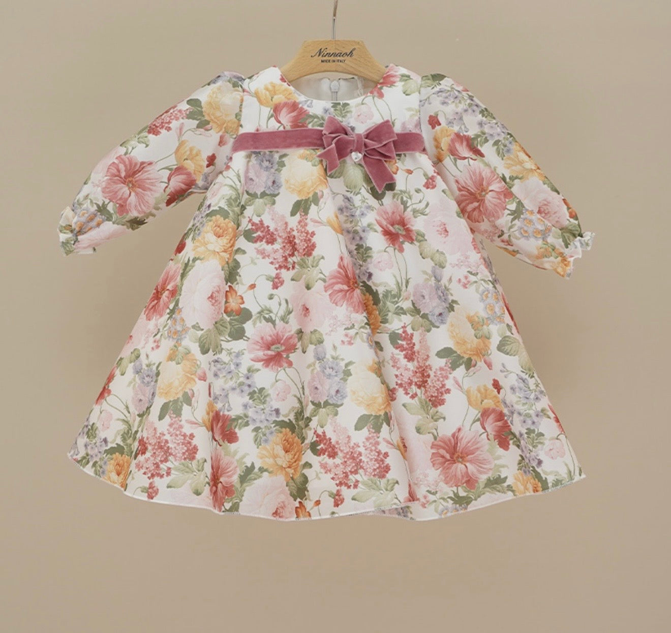 PRE ORDER - ninnaoh multi roses dress