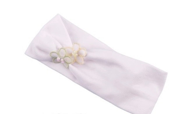 PRE ORDER - Bimbalo yellow flower cotton headband