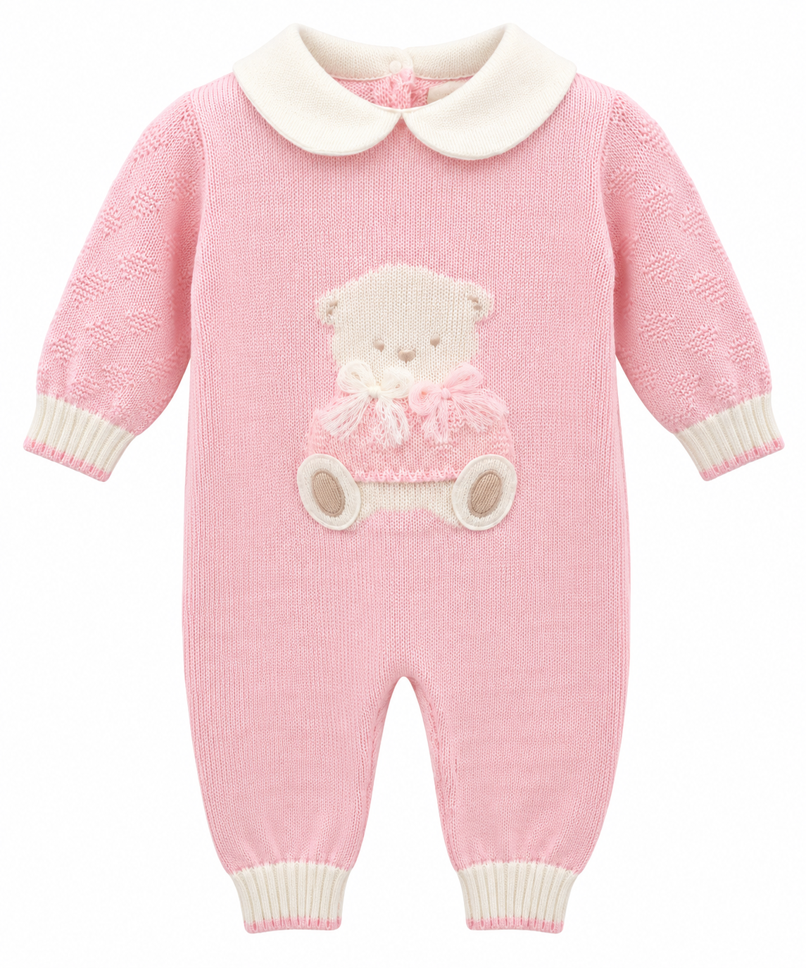 Bimbalo baby pink teddy babygrow