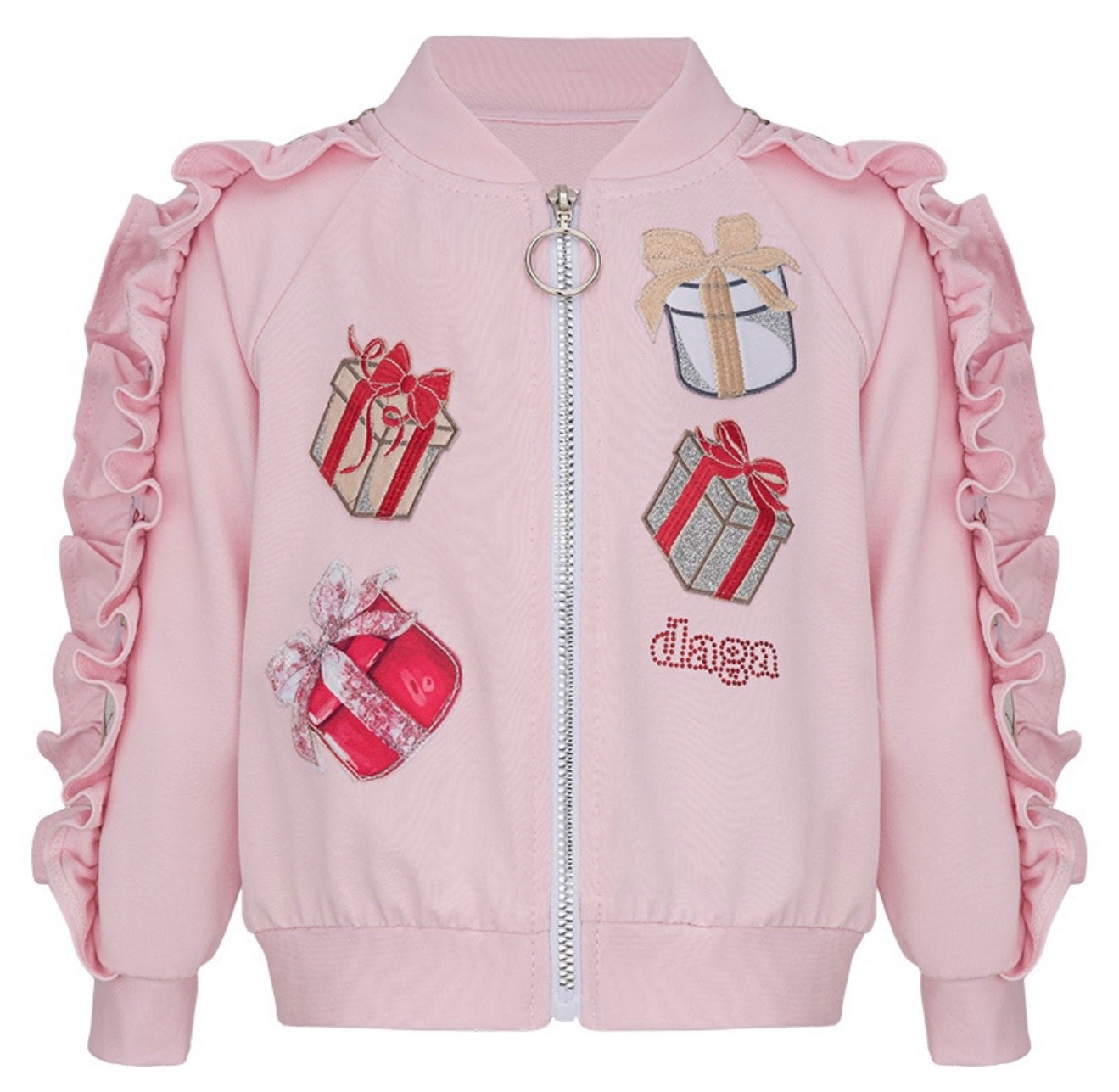 PRE ORDER - Daga magical surprises frilled bomber jacket
