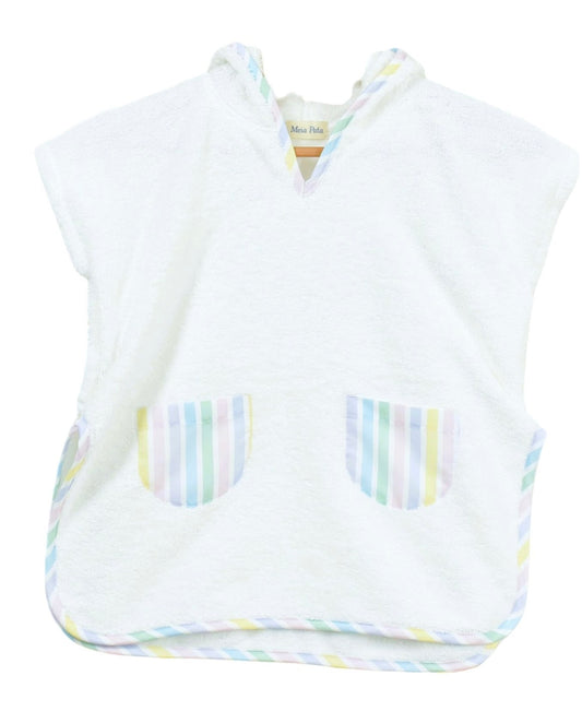 PRE ORDER - meia pata pastel stripe poncho