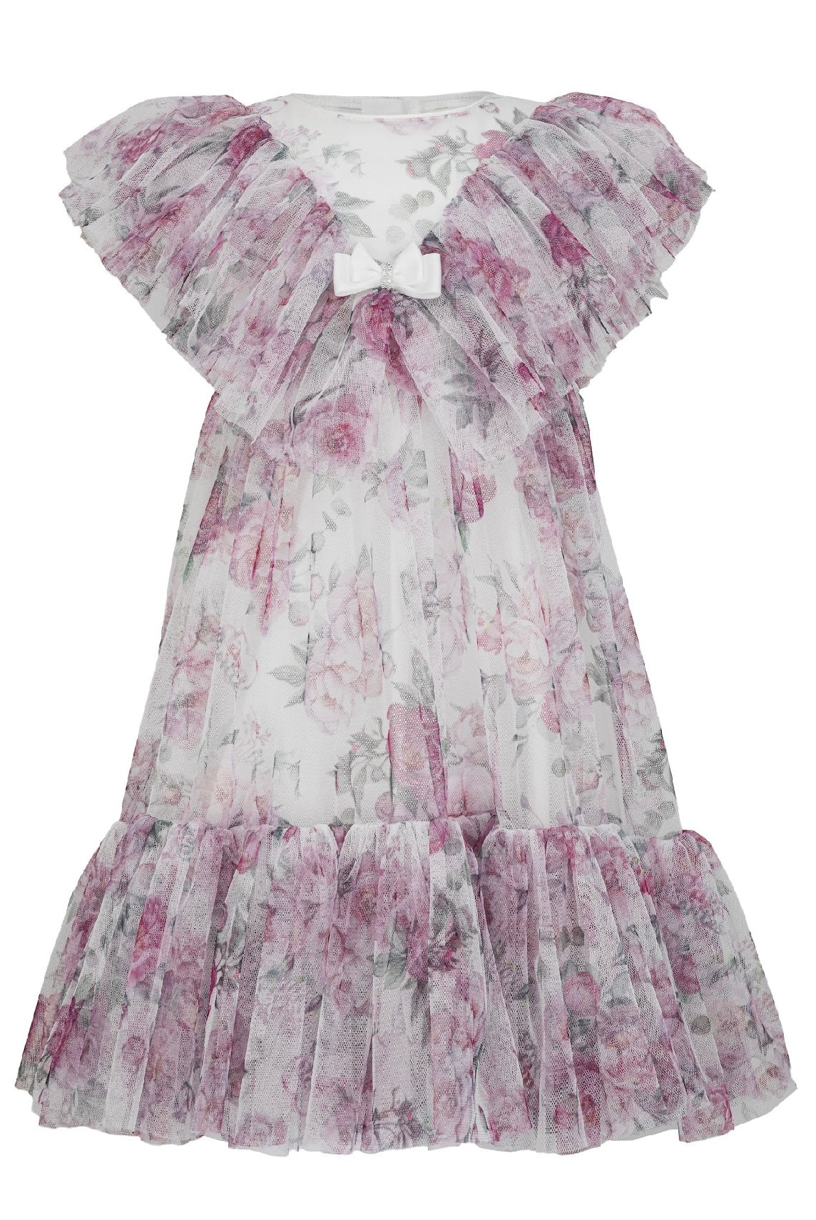 PRE ORDER- Daga blush harmony frilled tulle dress