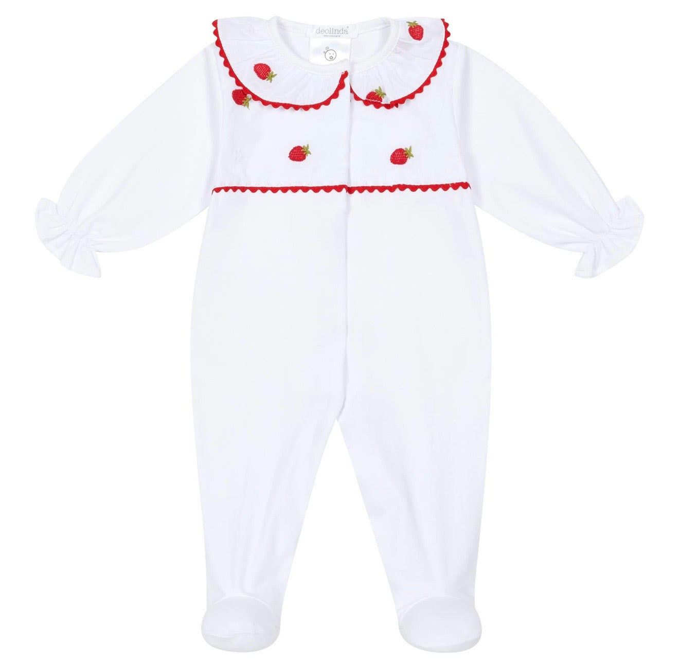 Deolinda strawberry babygrow