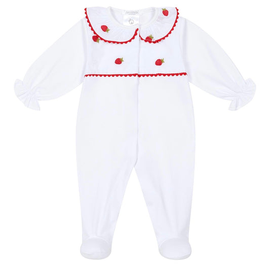Deolinda strawberry babygrow