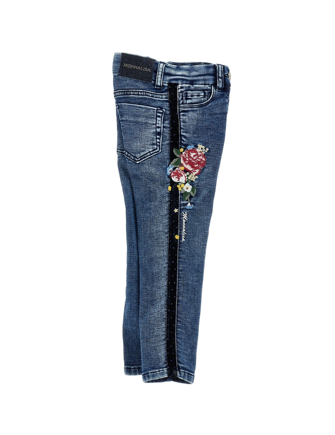 monnalisa rose denim jeans